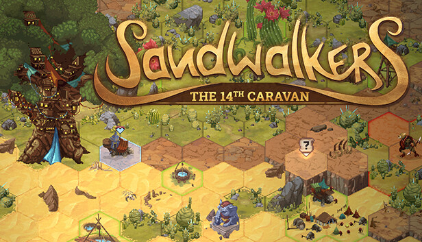 Capsule image of "Sandwalkers: The Fourteenth Caravan" which used RoboStreamer for Steam Broadcasting