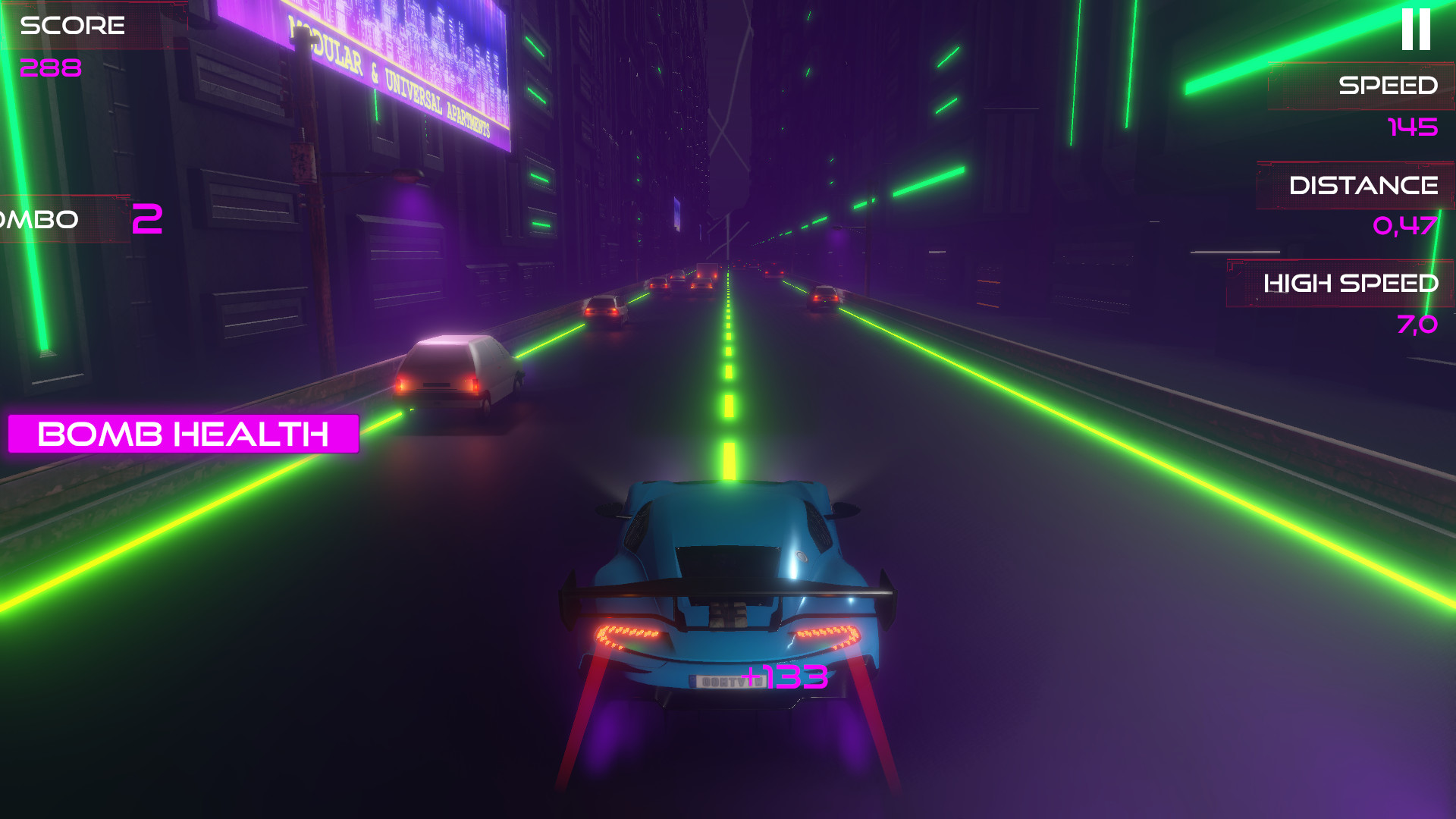 NEON SPEED screenshot 1