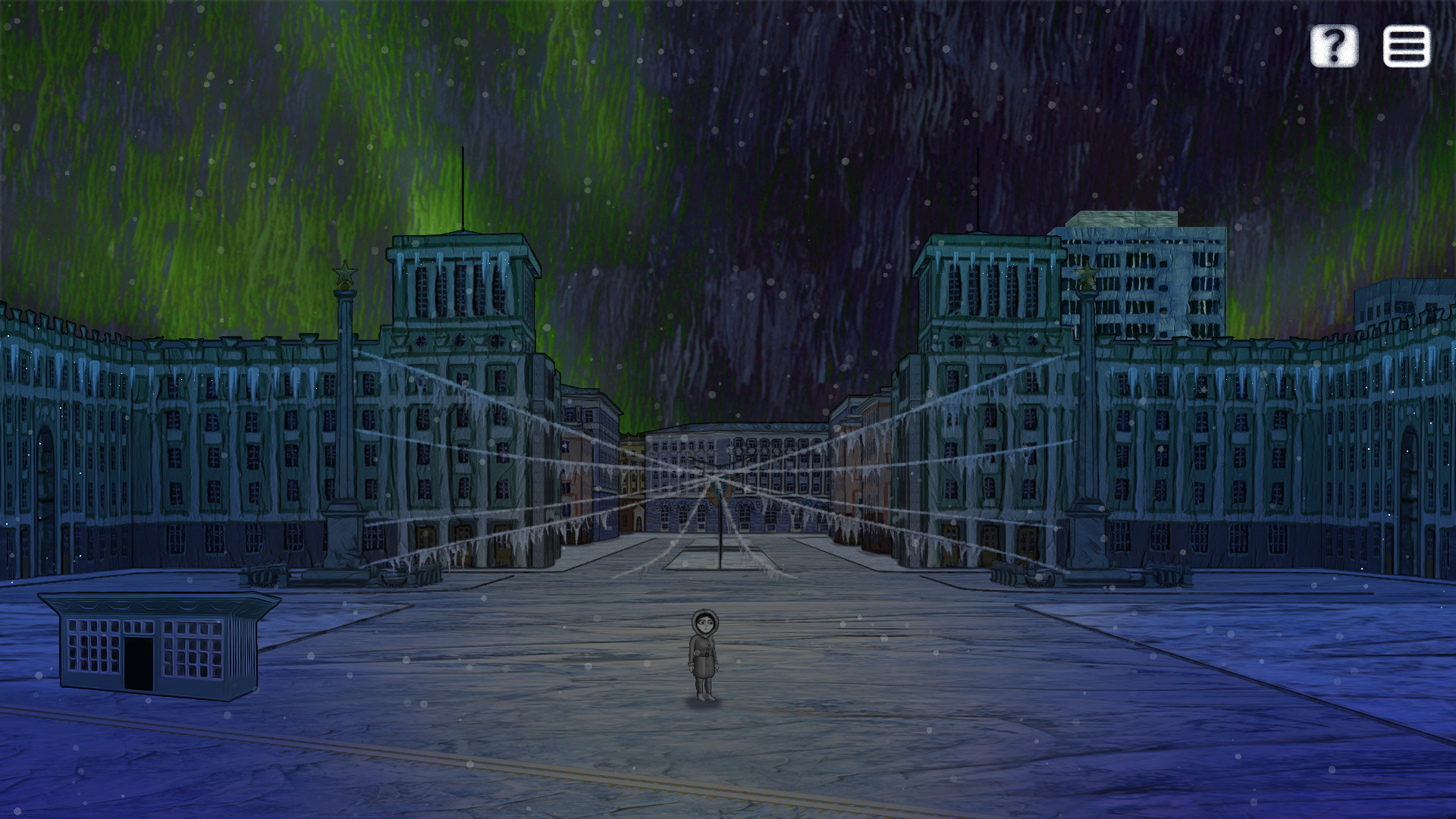 Norgame. Polar night city. Demo #7