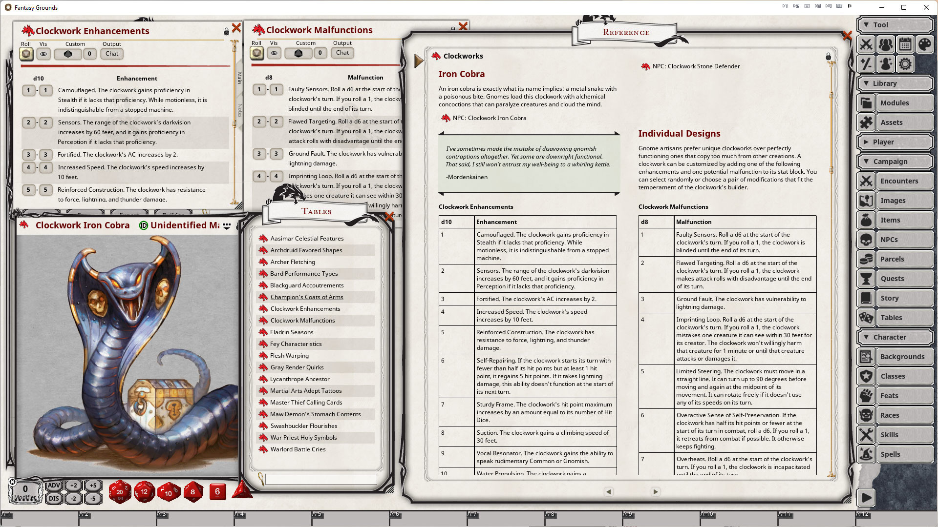 Fantasy Grounds - D&D Mordenkainen Presents Monsters of the Multiverse #5