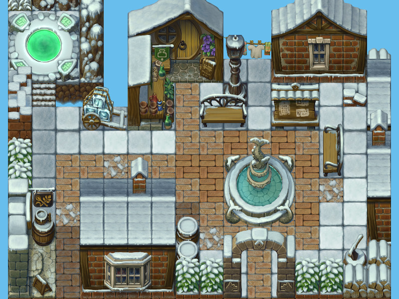 RPG Maker MV - Grid Map Tiles  RPG Maker Edition #5