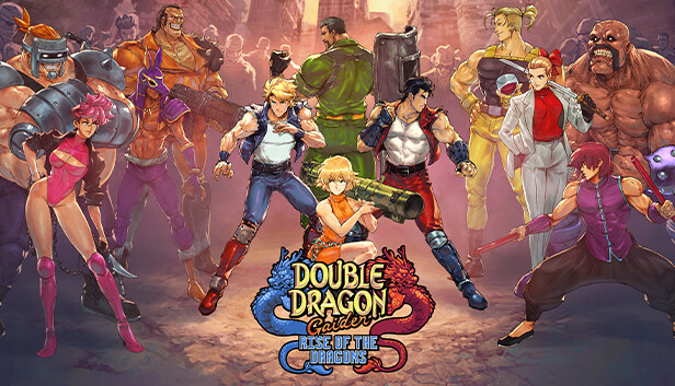 Imagen de la cápsula de "Double Dragon Gaiden: Rise of the Dragons" que utilizó RoboStreamer para las transmisiones en Steam