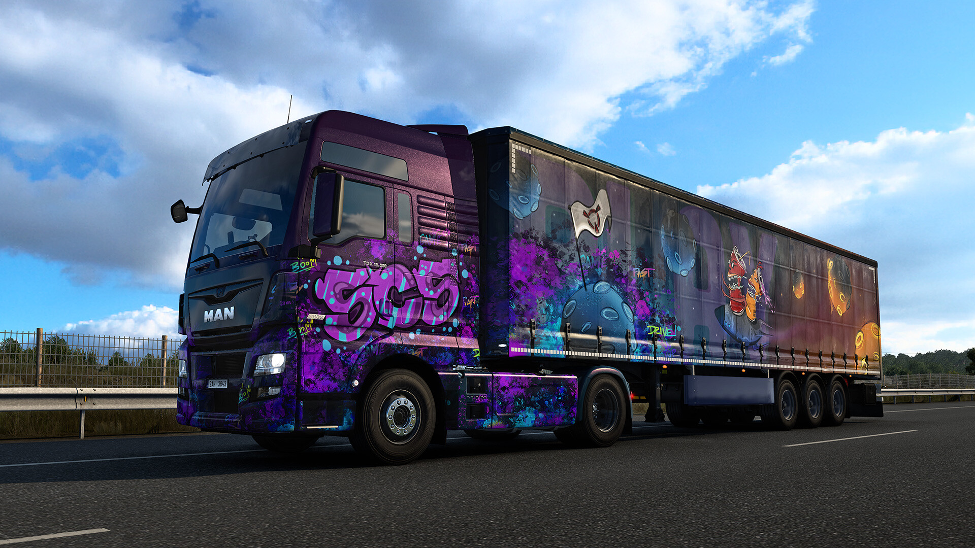 Euro Truck Simulator 2 - Street Art Paint Jobs Pack screenshot screenshot 9