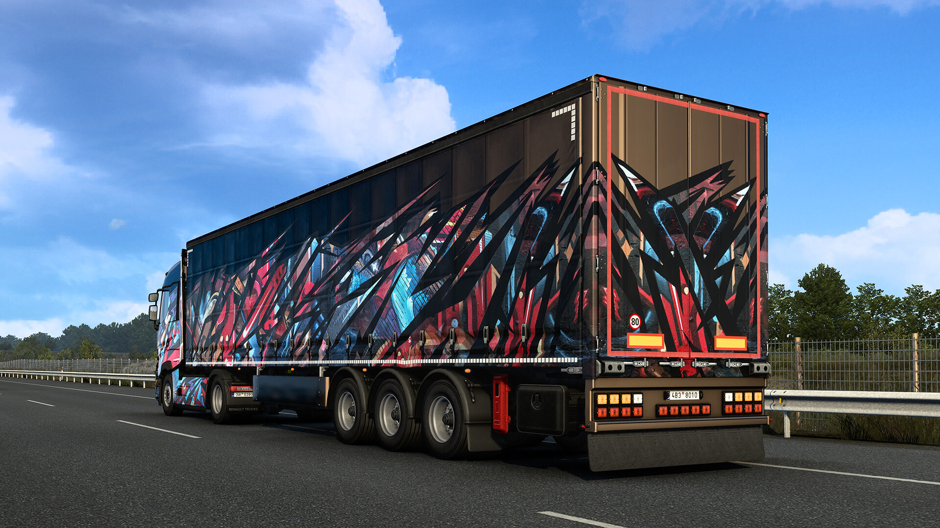 Euro Truck Simulator 2 - Street Art Paint Jobs Pack screenshot screenshot 3