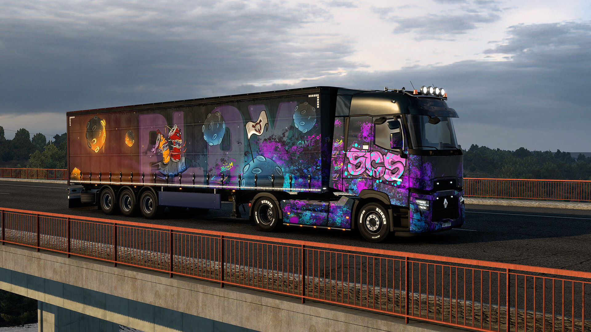 Euro Truck Simulator 2 - Street Art Paint Jobs Pack screenshot screenshot 8