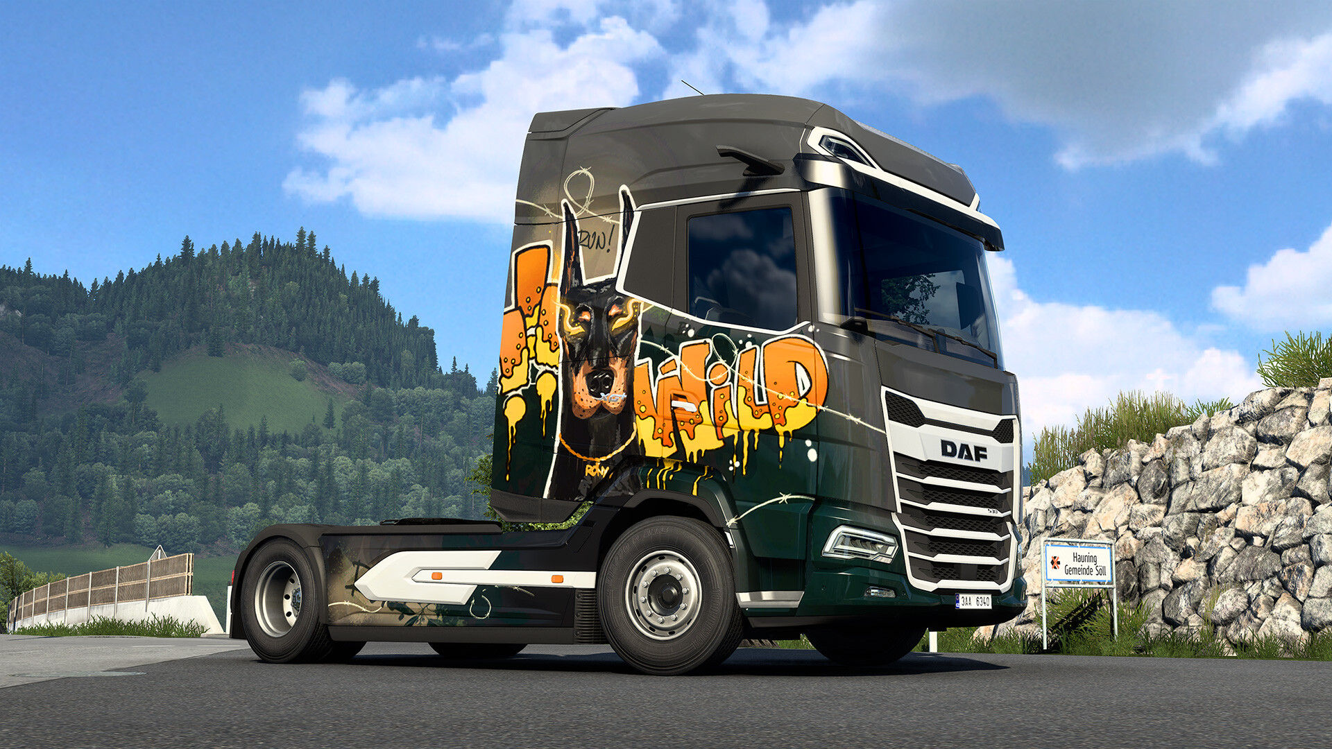 Euro Truck Simulator 2 - Street Art Paint Jobs Pack screenshot screenshot 1