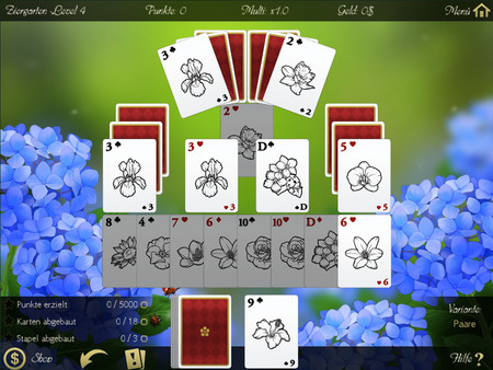 Скриншот из Solitaire Beautiful Garden Season