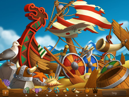 Скриншот из Secret of the Vikings - Mystery island