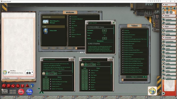 Fantasy Grounds - Fallout: The Roleplaying Game Ruleset