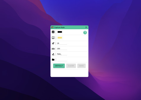 Скриншот из Capture Note