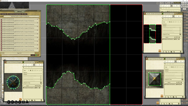 Fantasy Grounds - Pathfinder RPG - Flip-Tiles - Dungeon Perils Expansion