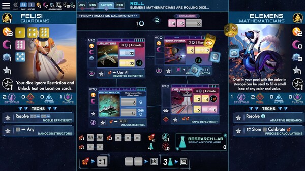 Скриншот из One Deck Galaxy