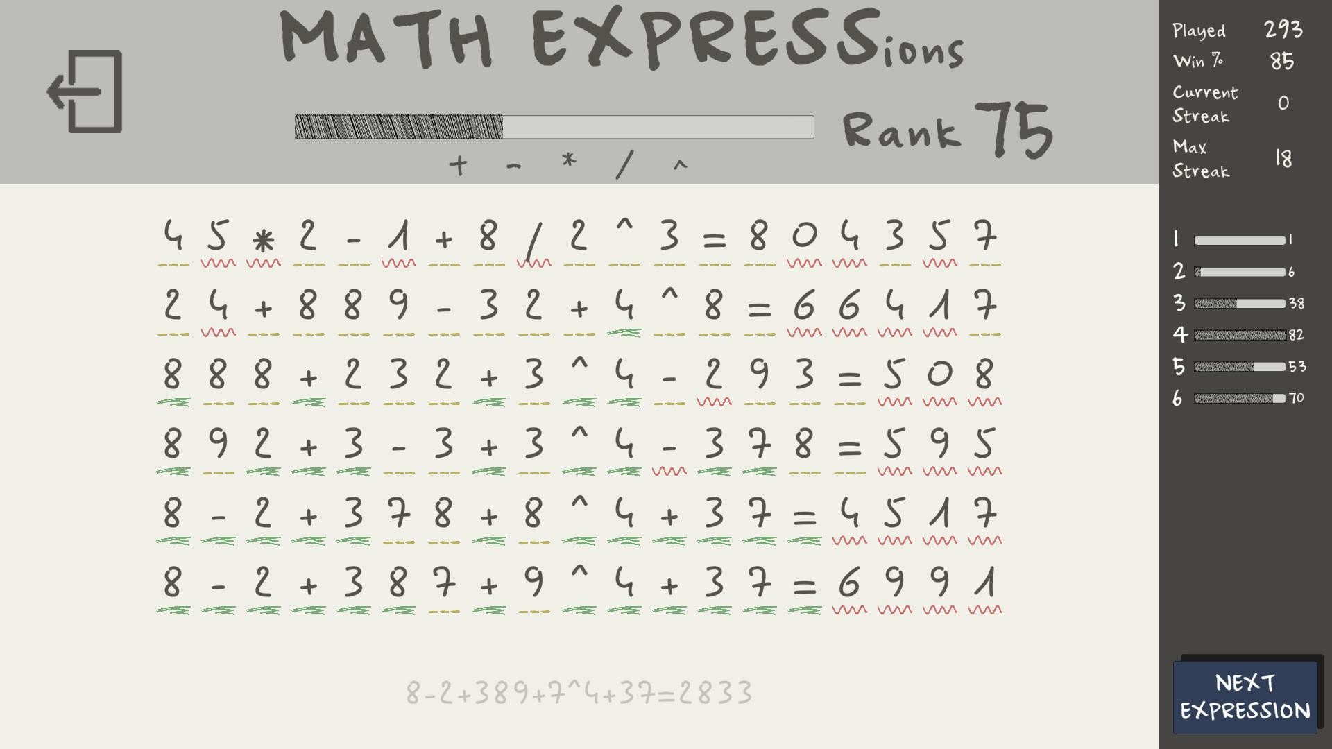 MATH EXPRESSions UNLIMITED Featured Screenshot #1