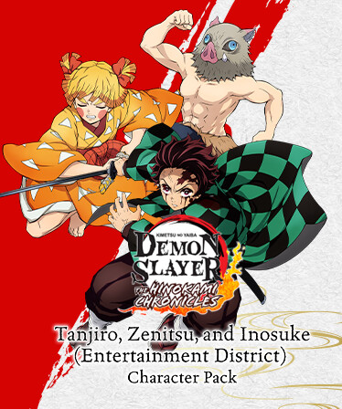 Demon Slayer -Kimetsu no Yaiba- The Hinokami Chronicles: Tanjiro, Zenitsu, & Inosuke (Entertainment District) Character Pack