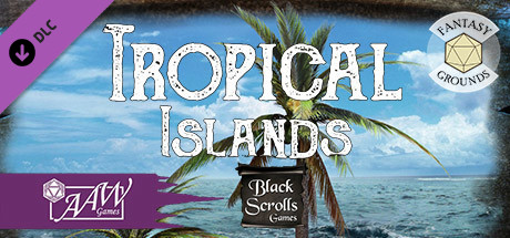 Fantasy Grounds - Black Scrolls Tropical Island (Map Tiles Pack)