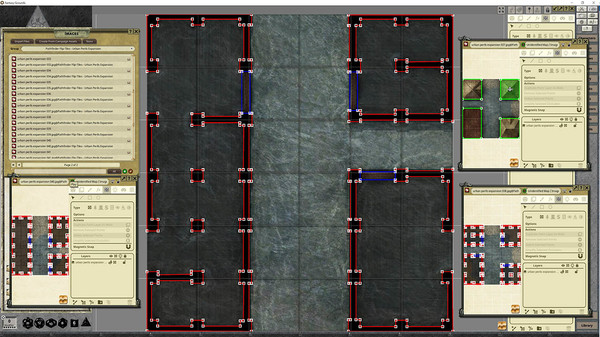 Fantasy Grounds - Pathfinder RPG - Flip-Tiles - Urban Perils Expansion