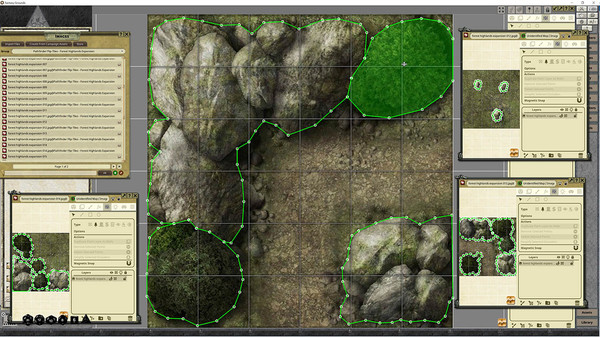 Fantasy Grounds - Pathfinder RPG - Flip-Tiles - Forest Highlands Expansion