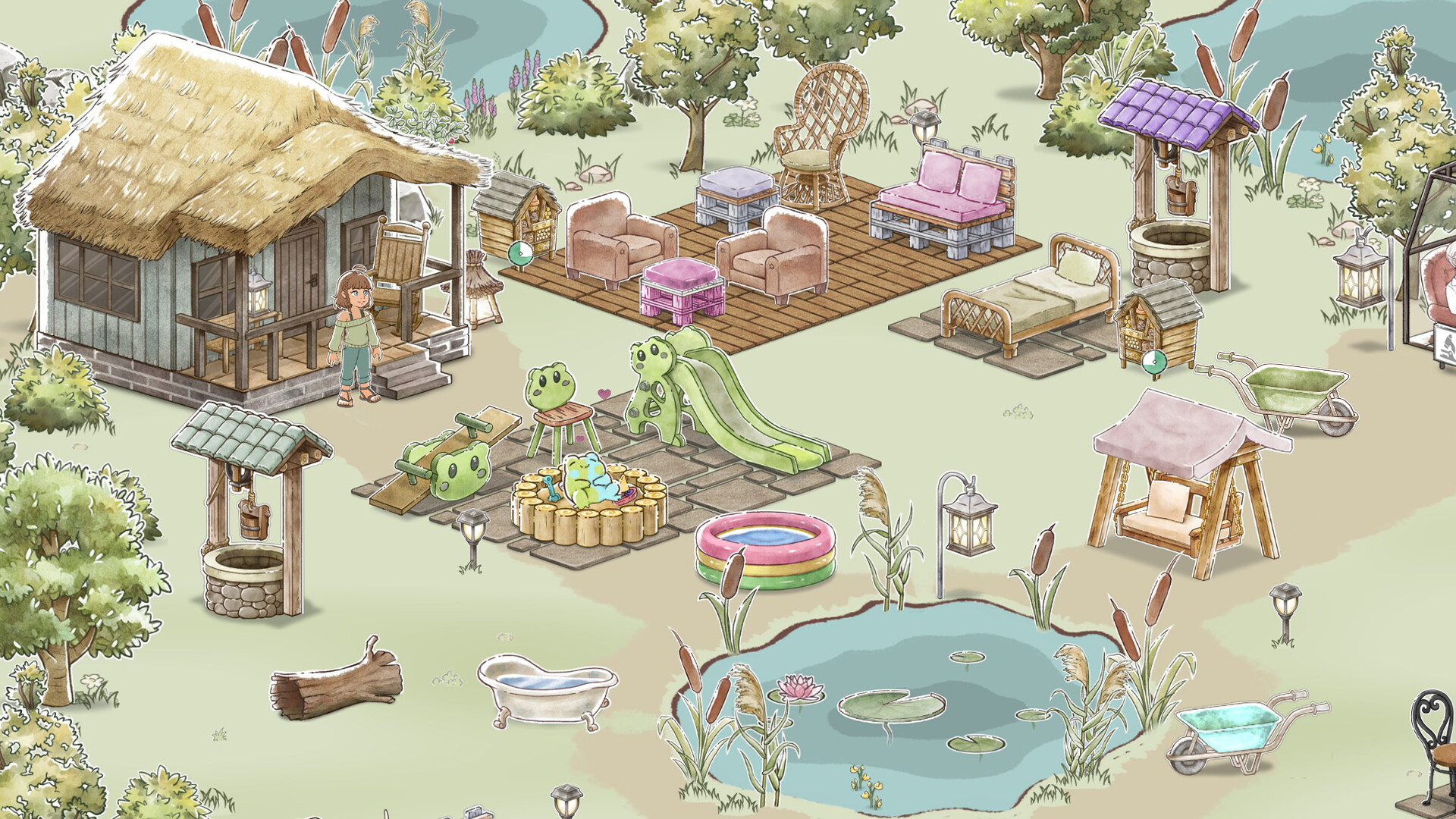 Kamaeru: カエルの楽園 screenshot