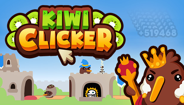 Capsule image of "Kiwi Clicker" which used RoboStreamer for Steam Broadcasting