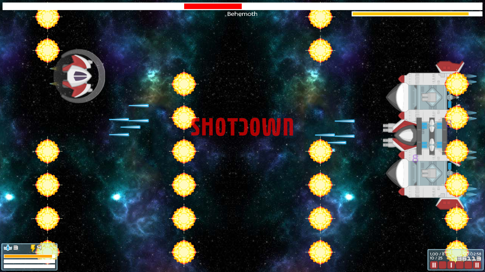 Nuts Space Shooter screenshot 1