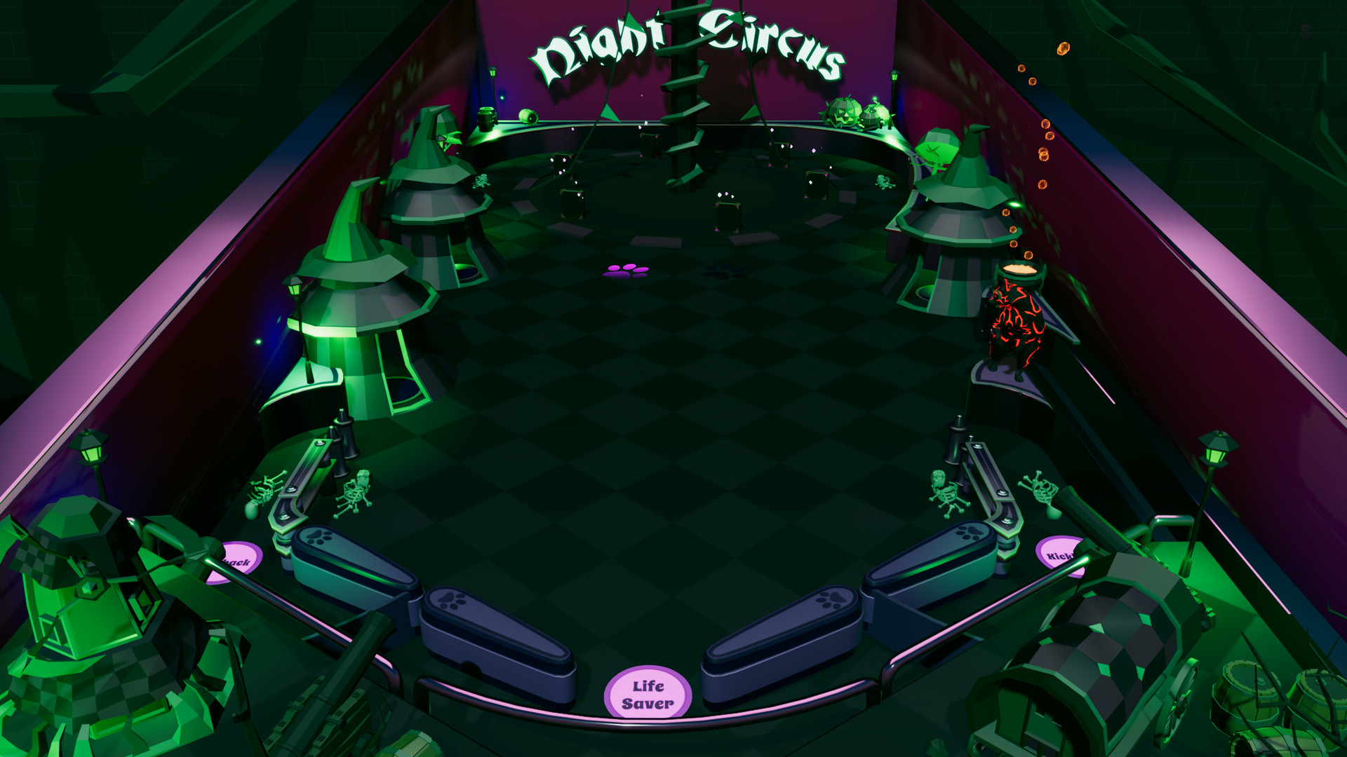 Roxy Raccoon's Pinball Panic - Ghoulish Games screenshot screenshot 0