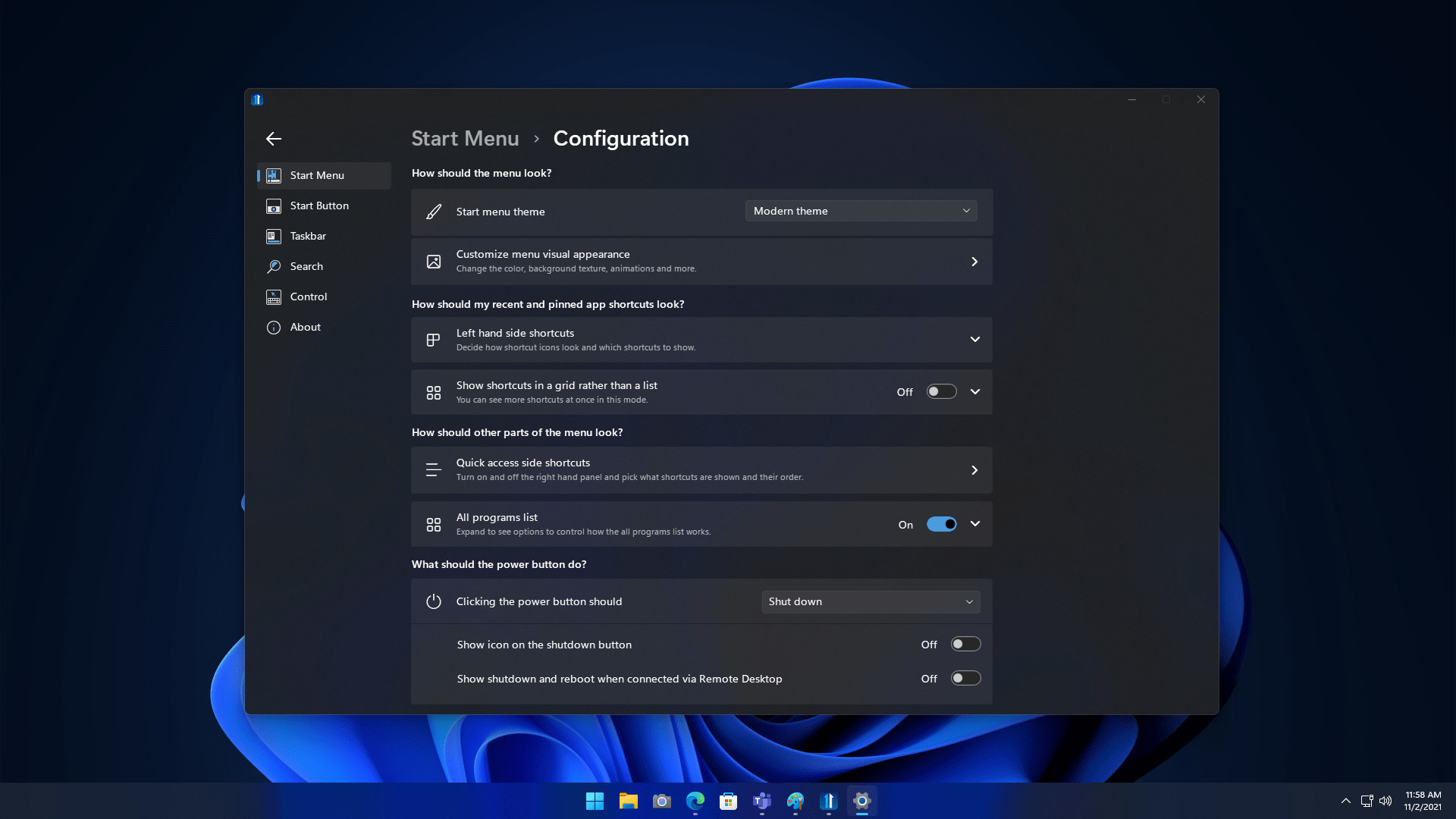 Start11 Multi-Device Upgrade screenshot screenshot 7