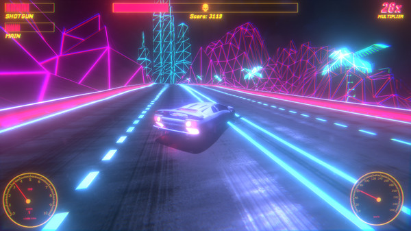 Скриншот из Synthwave FURY