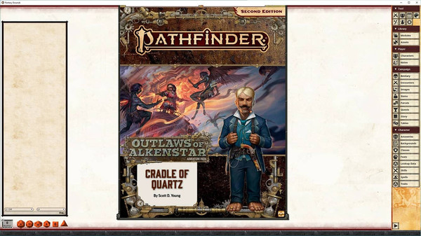 Fantasy Grounds - Pathfinder 2 RPG - Outlaws of Alkenstar AP 2: Cradle of Quartz