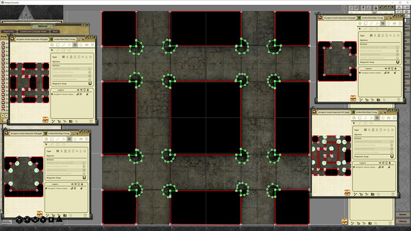 Fantasy Grounds - Pathfinder RPG - Flip-Tiles - Dungeon Mazes Expansion