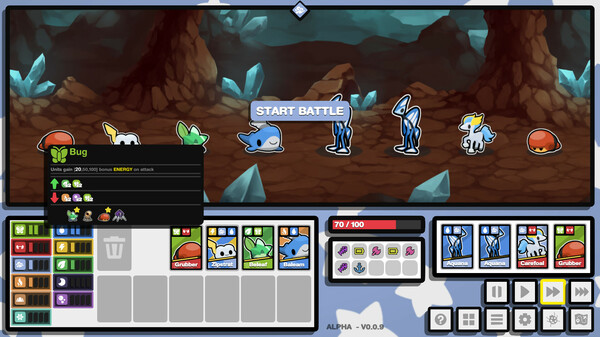 Screenshot of Kādomon: Hyper Auto Battlers Prologue