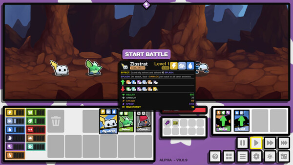 Screenshot of Kādomon: Hyper Auto Battlers Prologue