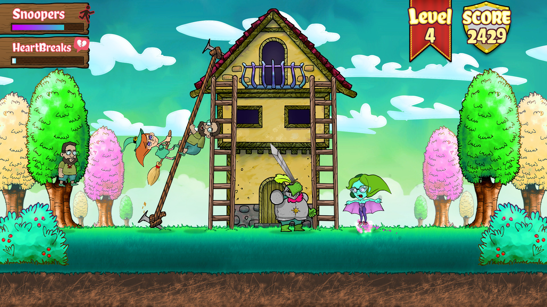Bogdan's HeartQuest - The Invader Slayer screenshot 1