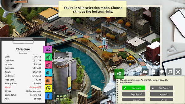 Timeflow Clipboard Balance Skin