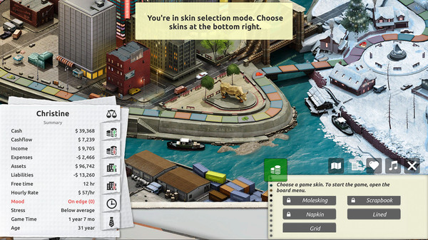 Timeflow Napkin Balance Skin