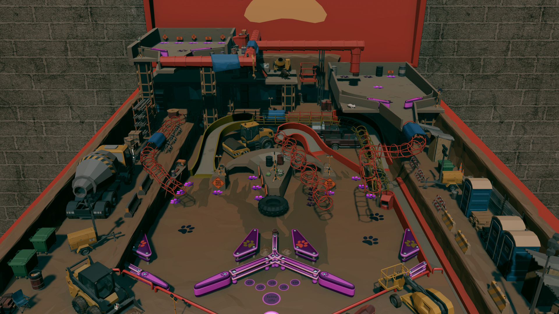 Roxy Raccoon's Pinball Panic - Construction Chaos screenshot screenshot 4