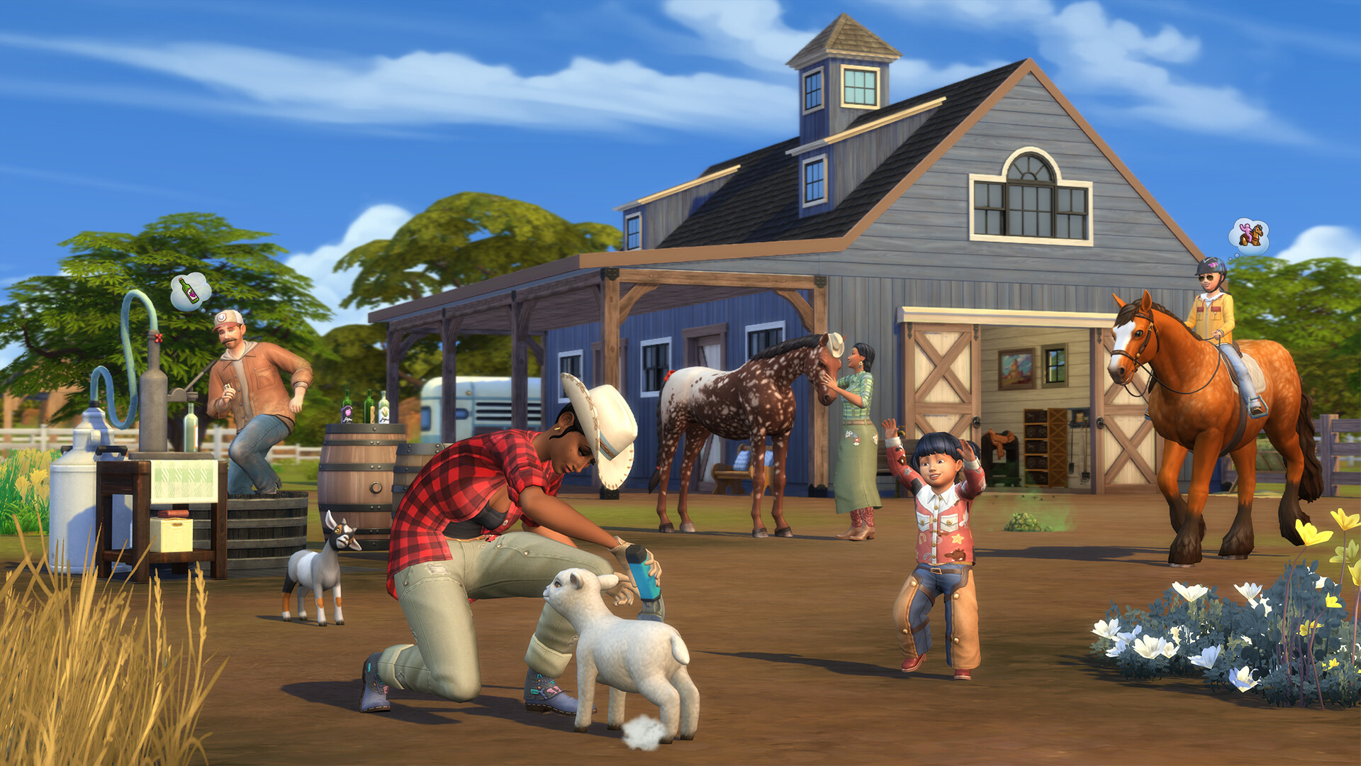 The Sims™ 4 Horse Ranch Expansion Pack Featured Screenshot #1
