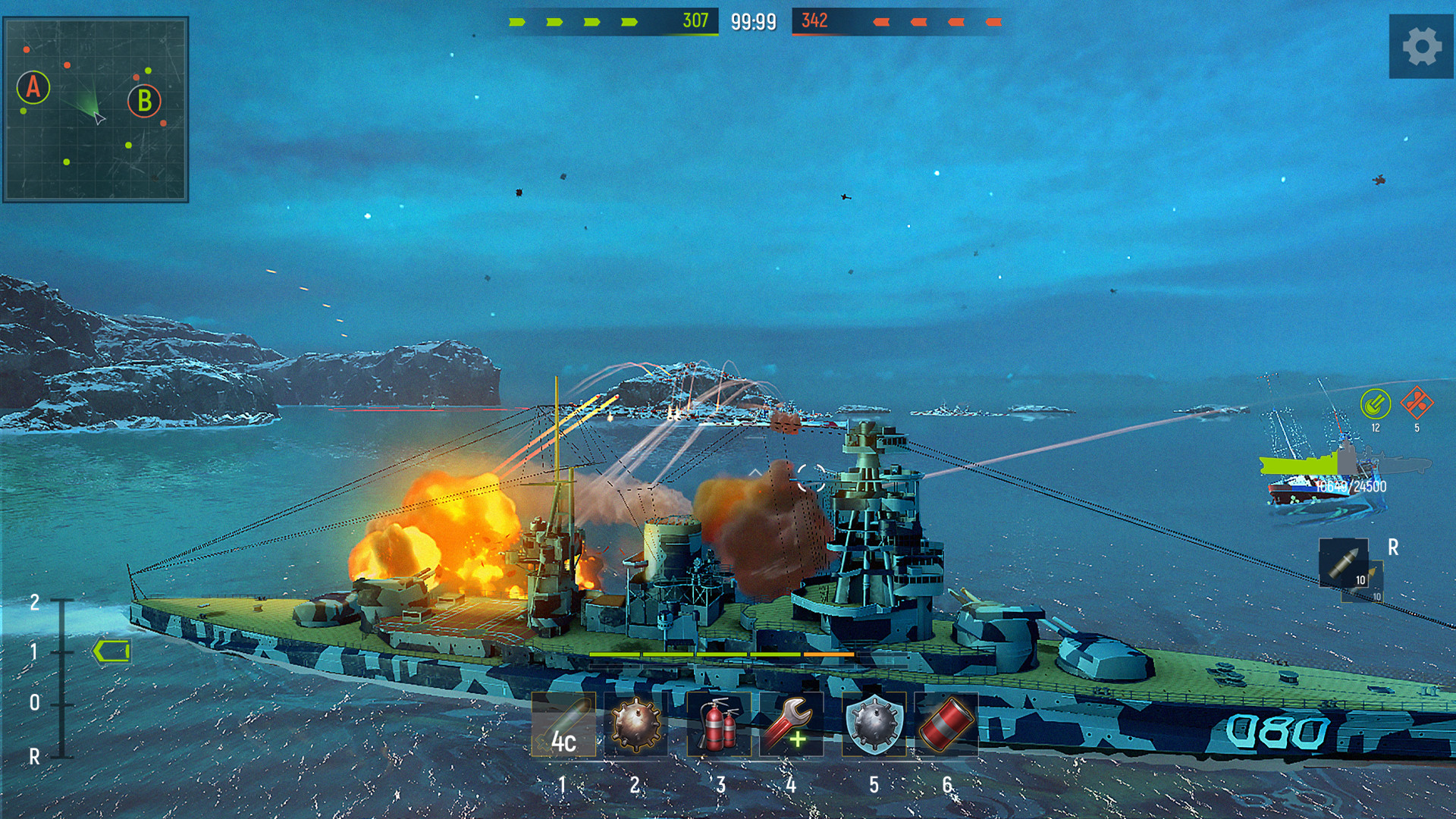 Navy War: Battleship Games screenshot 1