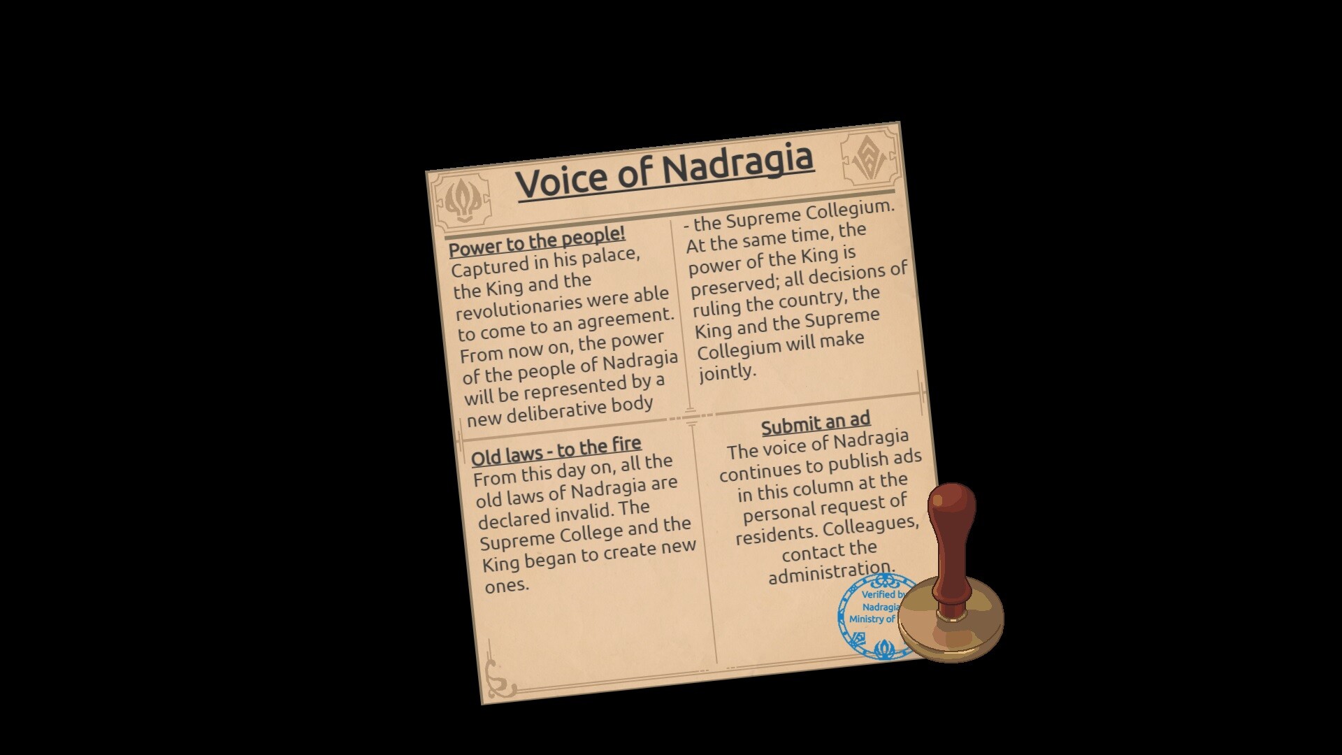 Laws of Nadragia #5