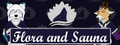 Flora and Sauna logo