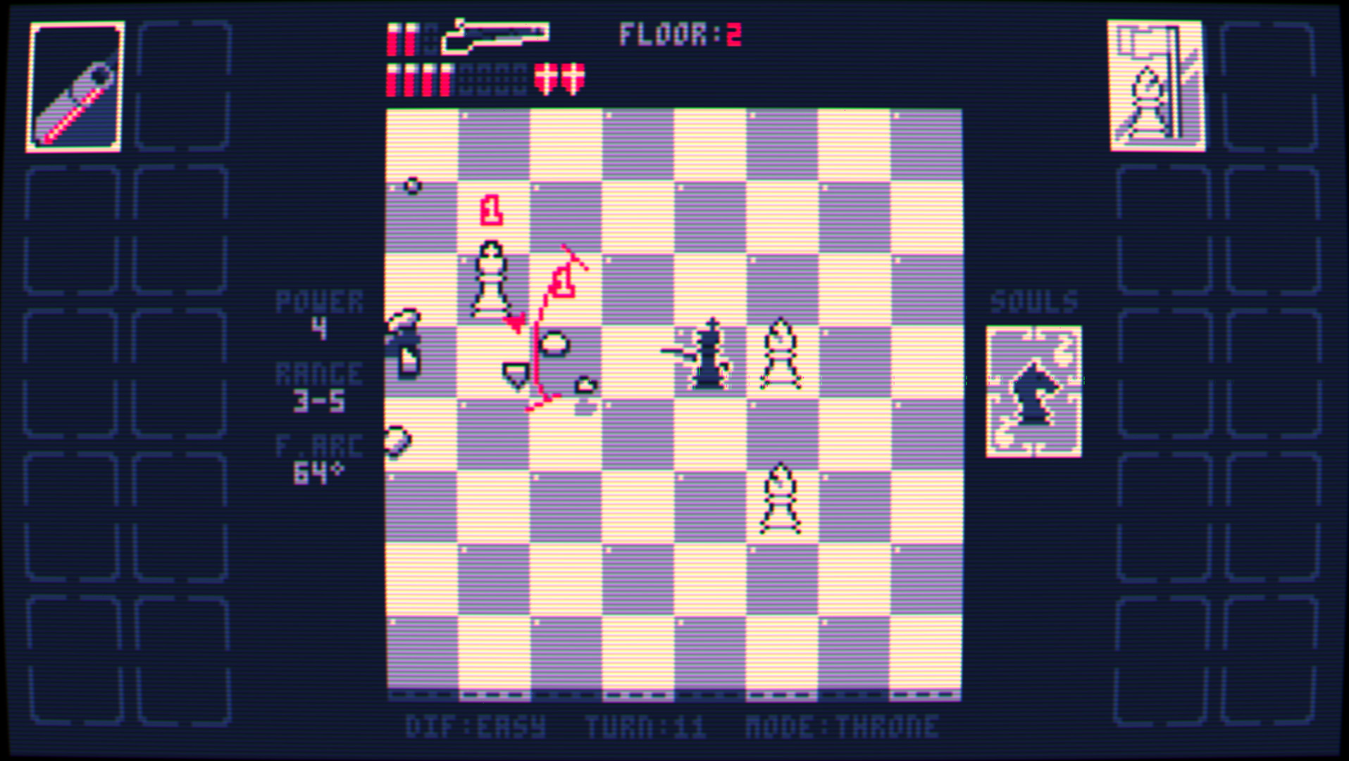 Shotgun King is roguelike chess with a shotgun