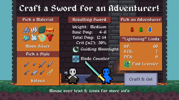 Скриншот из Just A Humble Swordsmith