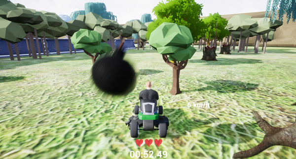 Скриншот из Lawnmower game: Mortal Race