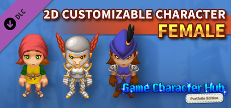Game Character Hub PE: 2D Customizable Character - Female