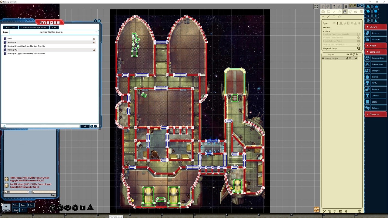 Fantasy Grounds - Starfinder RPG - Flip-Mat Starship on Steam