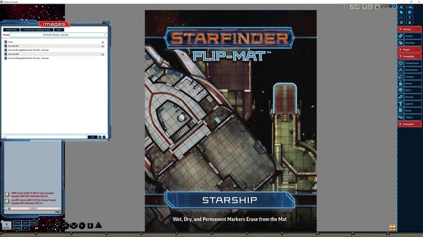 Fantasy Grounds - Starfinder RPG - Flip-Mat Starship