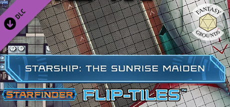 Fantasy Grounds - Starfinder RPG - Flip-Mat - Starship, The Sunrise Maiden