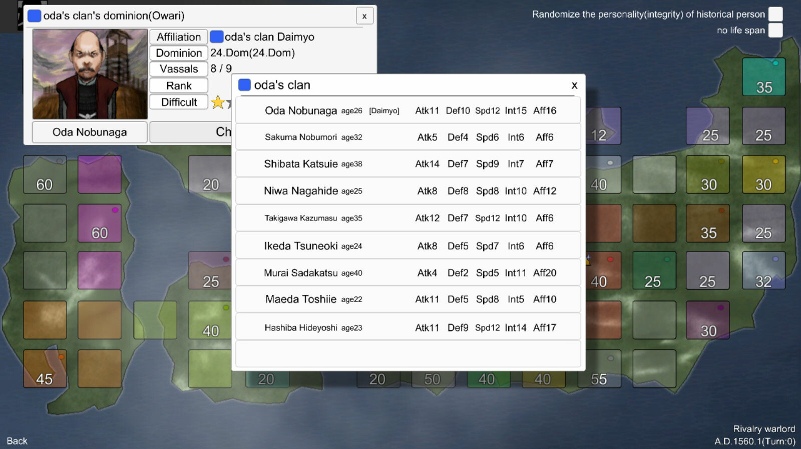 Rivalry warlord Sengoku #2