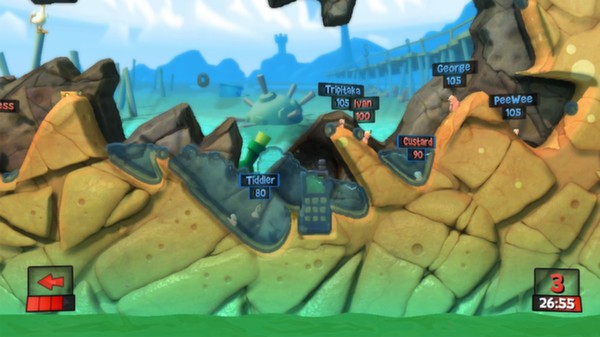 скриншот Worms Revolution 1