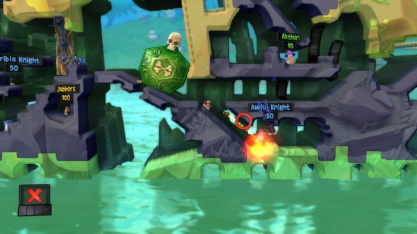 скриншот Worms Revolution: Medieval Tales DLC 1