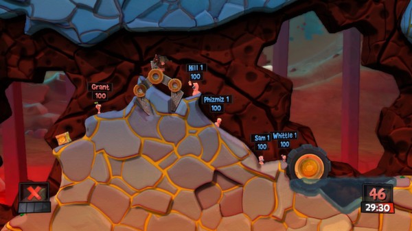 скриншот Worms Revolution - Mars Pack 0